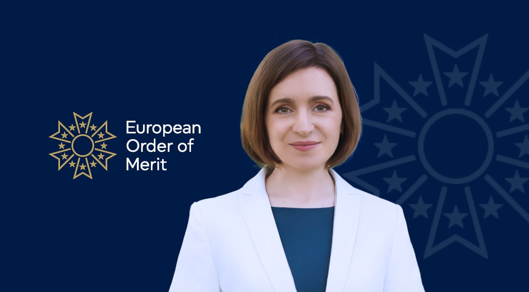 Maia Sandu Among the First Laureates of the European Order of Merit